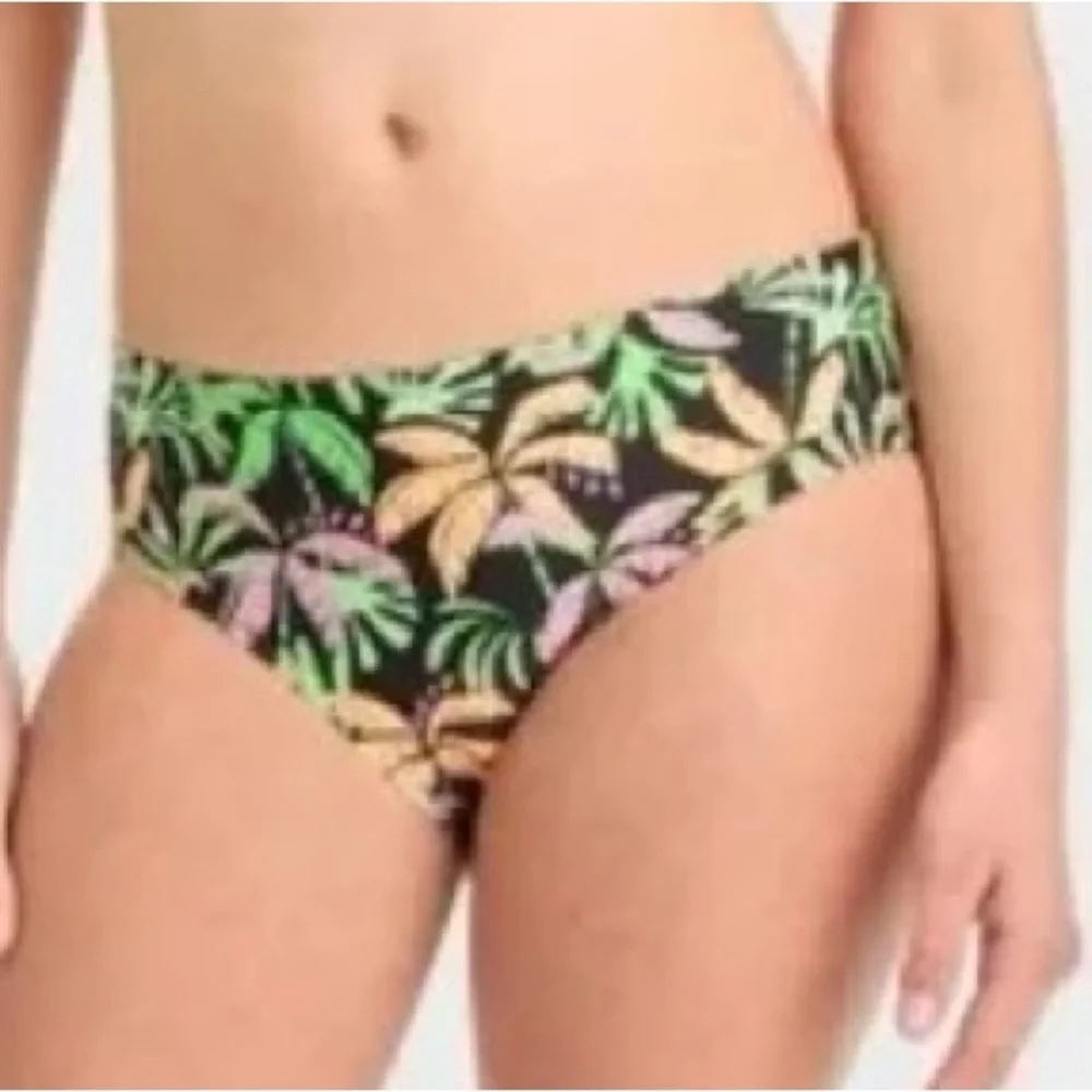 Art Class Girls’ Tropical Bikini Bottom Only Swimsuit -Multicolor Size S